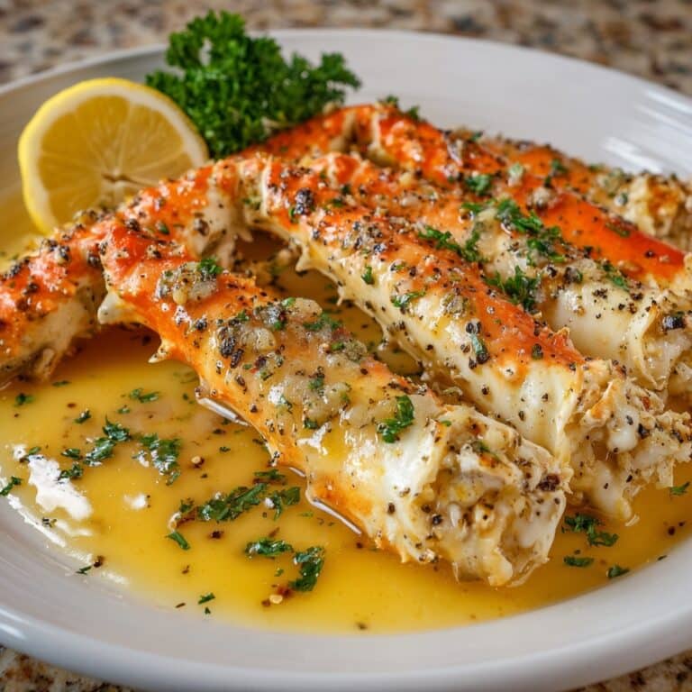 Baked Crab Legs in Butter Sauce Recipe