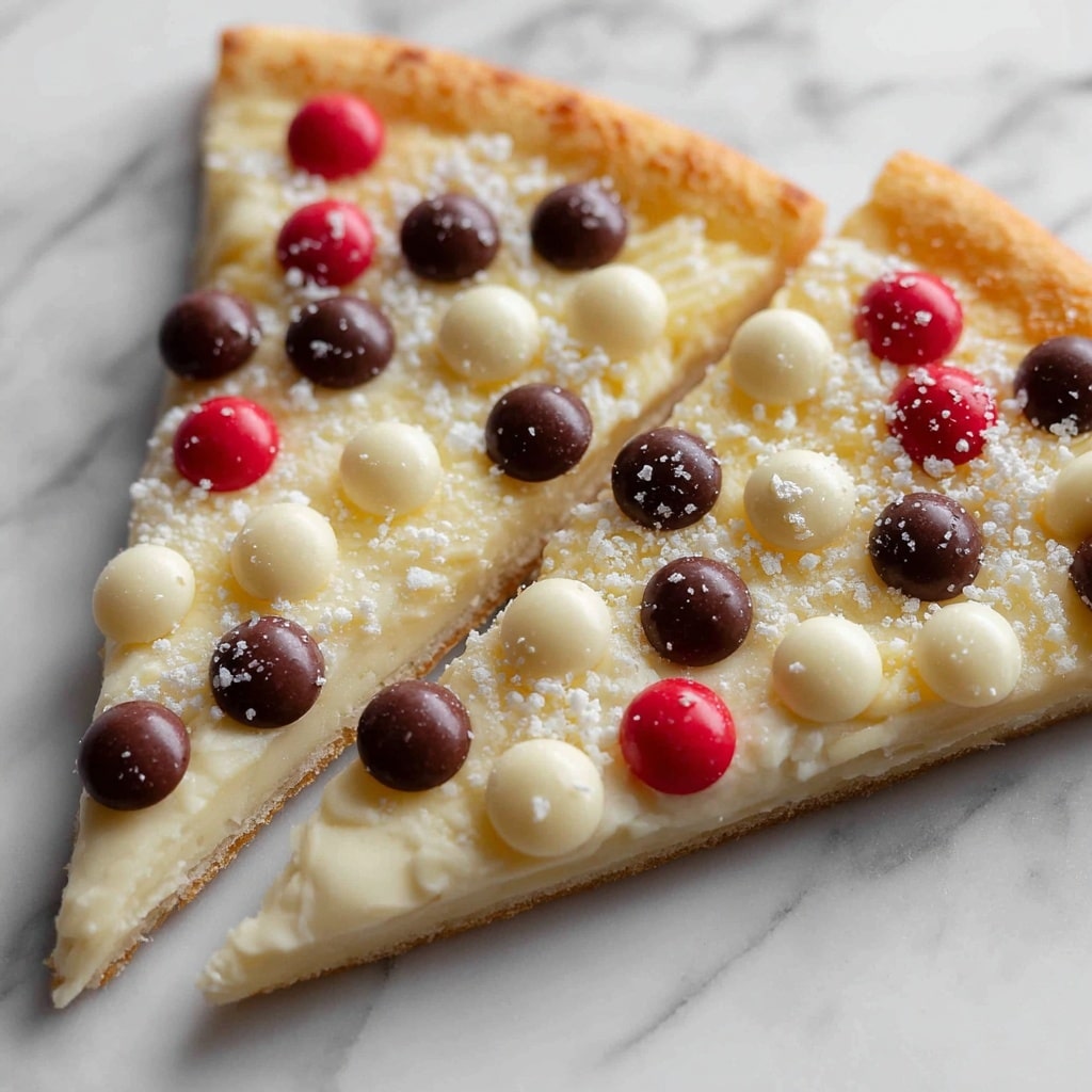 White Chocolate Brownie Pizza with Berries and Sprinkles Recipe - Recipe Image