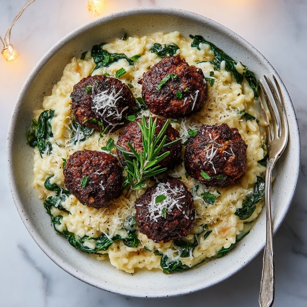 Rosemary Chicken Meatballs Tomato Orzo: A Delicious & Easy Recipe - Recipe Image