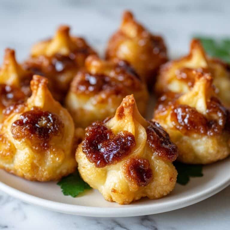 Deep-Fried Strawberry Cheesecake Wonton Bites Recipe