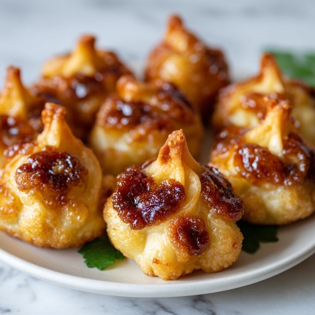 Deep-Fried Strawberry Cheesecake Wonton Bites Recipe