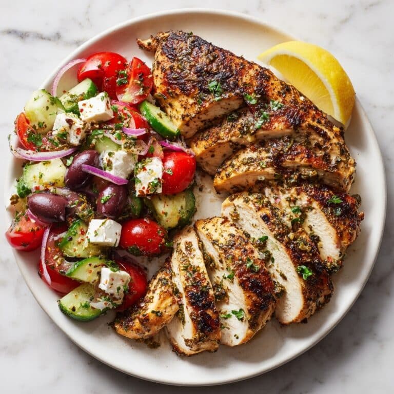 Lemon Oregano Chicken with Mediterranean-Style Salsa Recipe