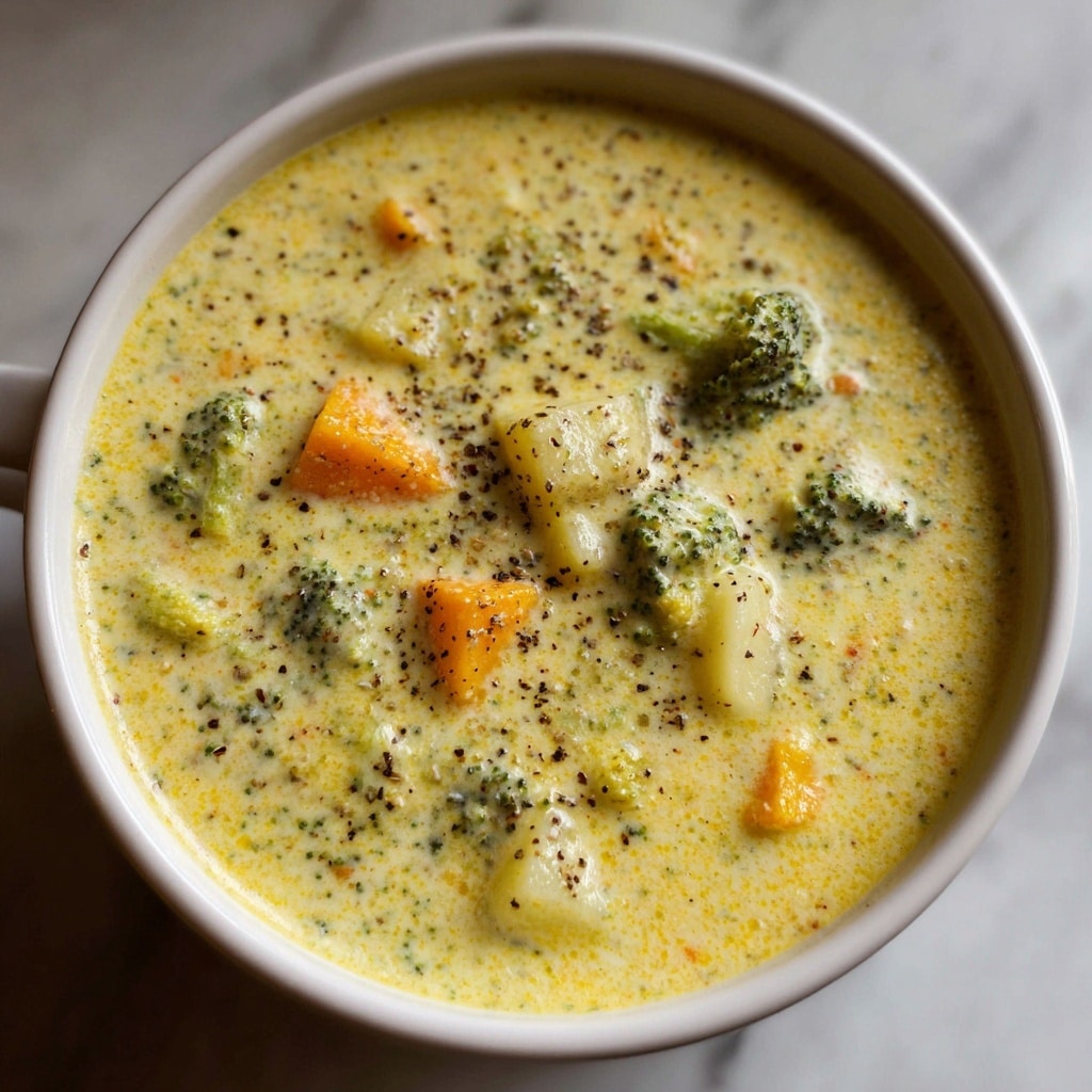 Broccoli Potato Cheese Soup Recipe - Recipe Image