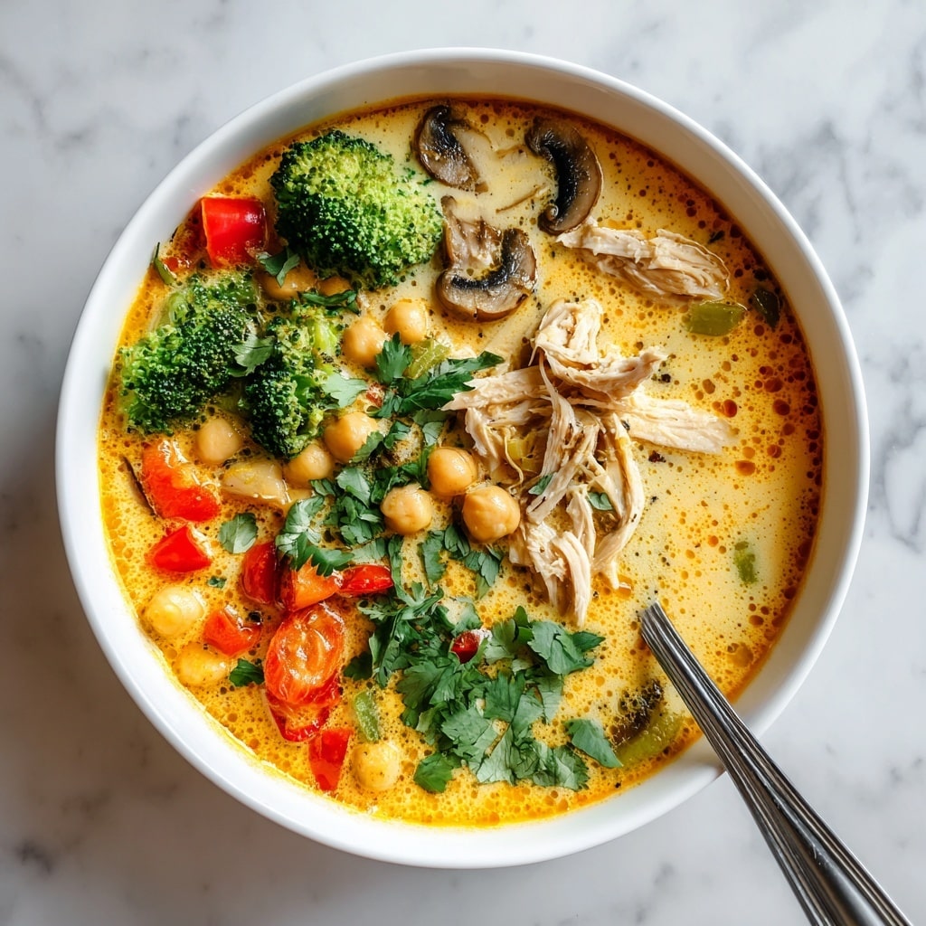 Slow Cooker Thai Coconut Chicken Soup Recipe
