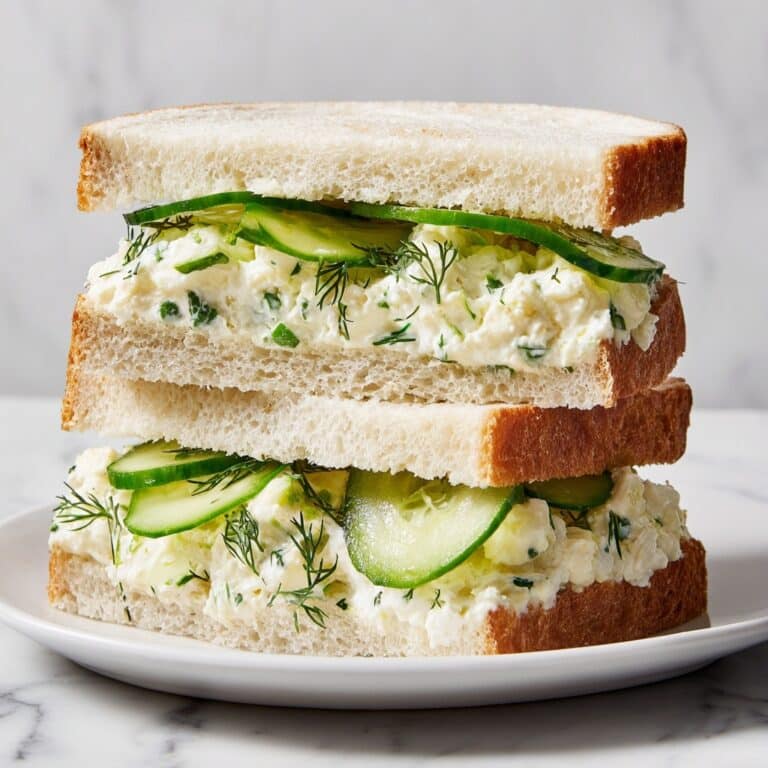 Cucumber Benedictine Tea Sandwiches Recipe