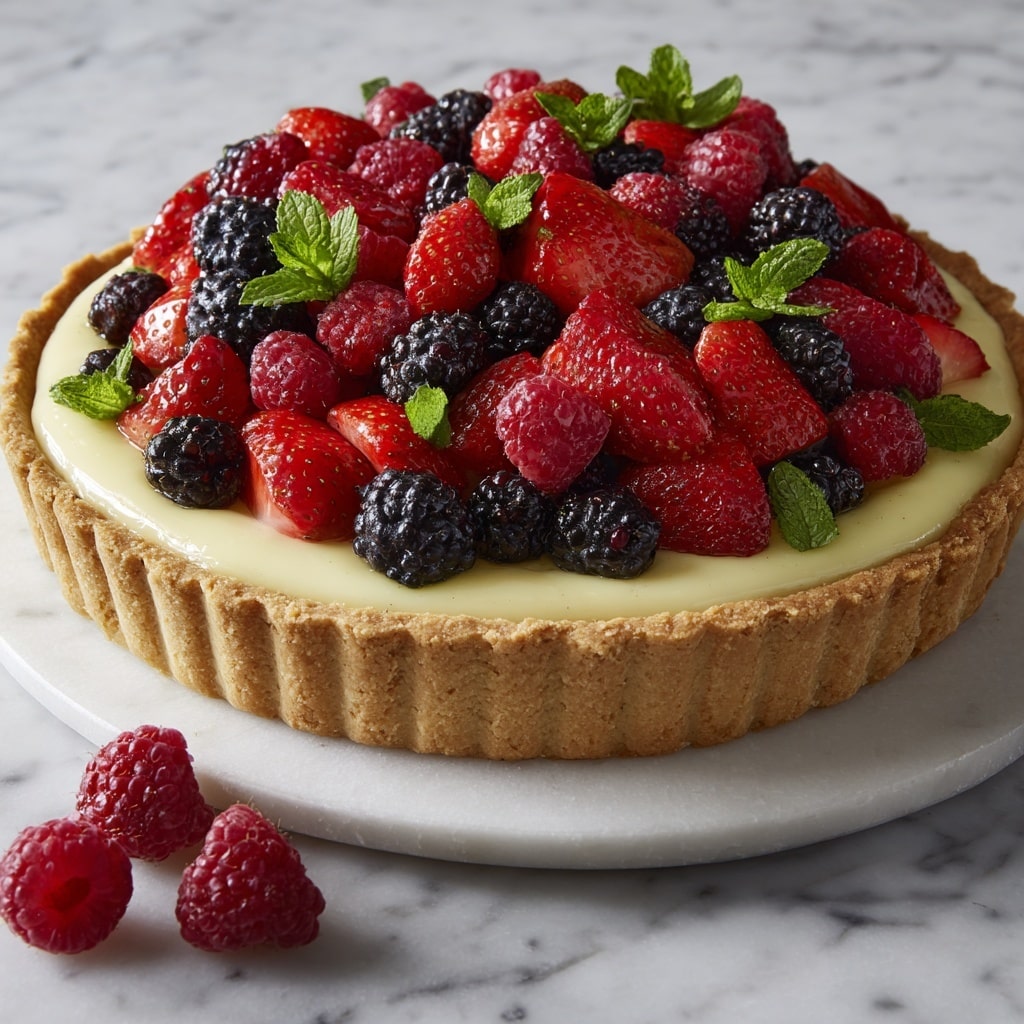 French Lemon Cream Tart Recipe - Recipe Image