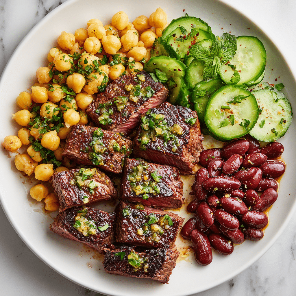 Mediterranean Steak Bowls: An Incredible Ultimate Feast Recipe - Recipe Image