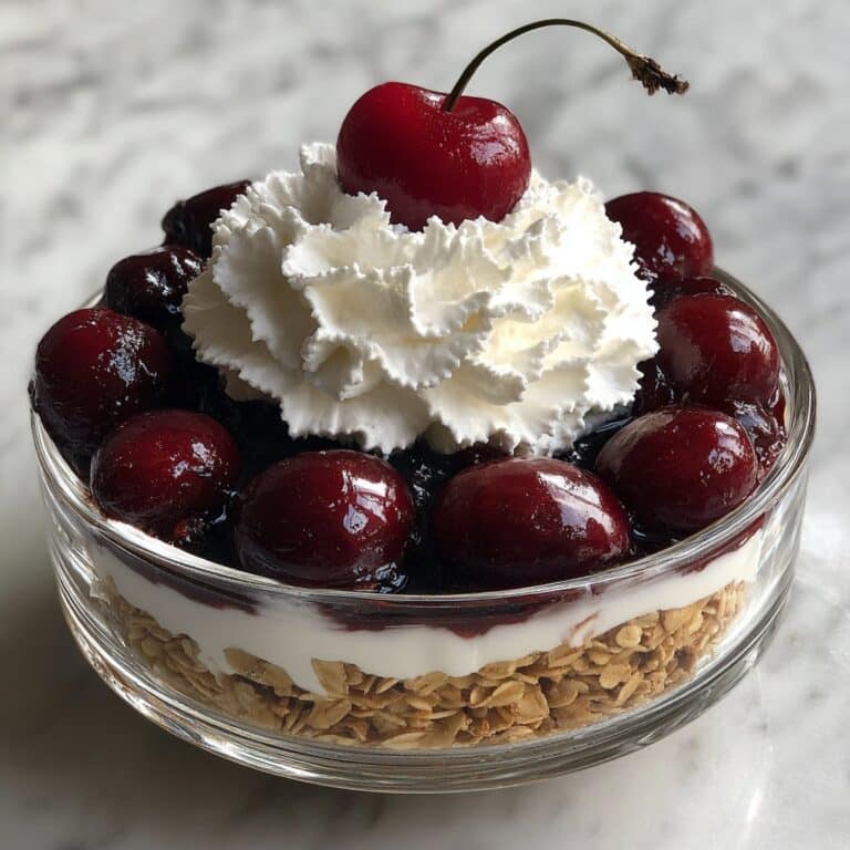 Fresh Cherry Crisp Recipe