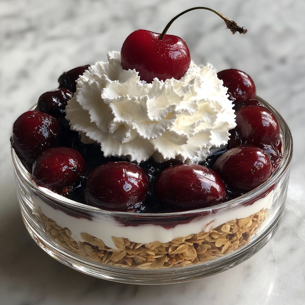 Fresh Cherry Crisp Recipe - Recipe Image