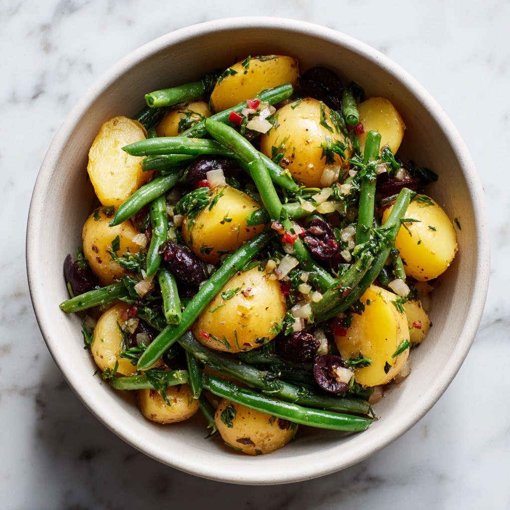 French-Style Potato and Green Bean Salad Recipe - Recipe Image