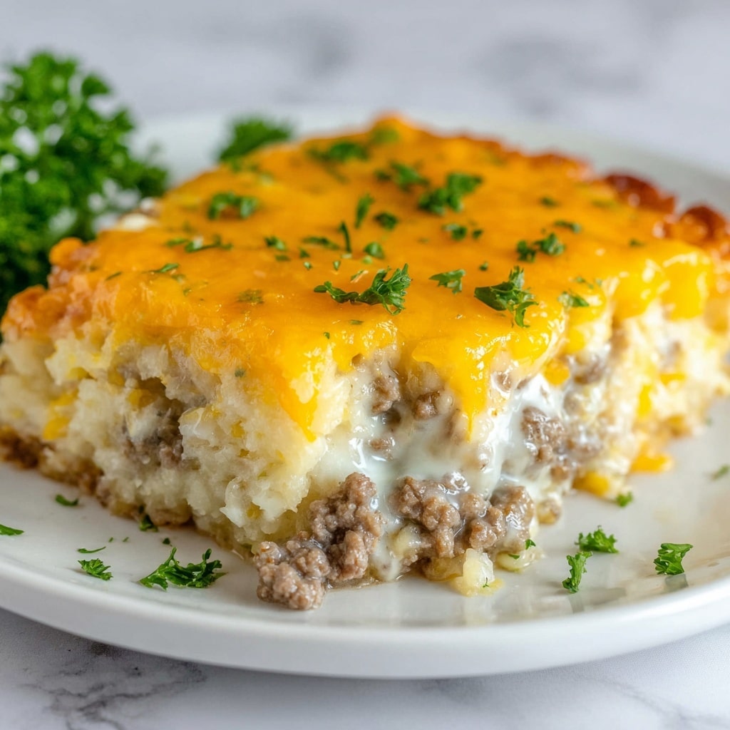 Biscuits and Gravy Casserole Recipe - Recipe Image