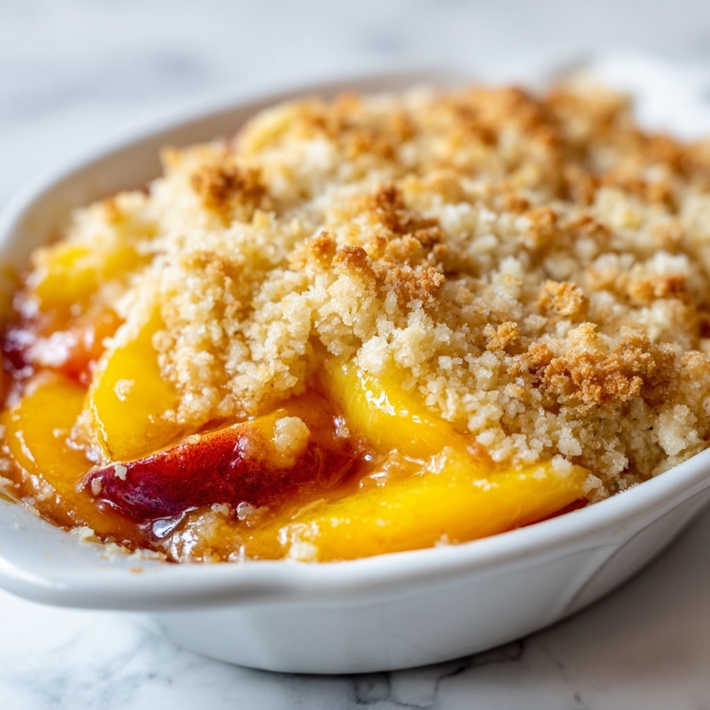 Old Time Oven Peach Cobbler Recipe - Recipe Image