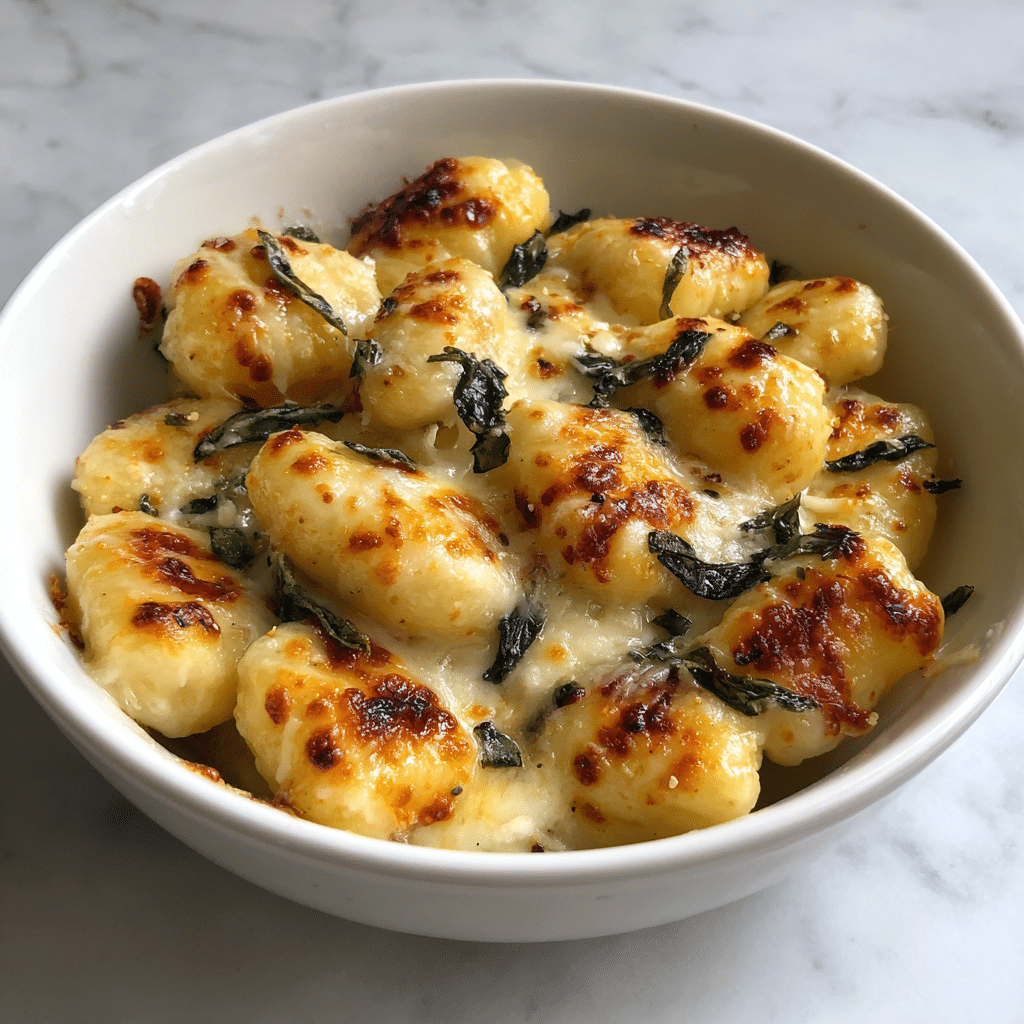 Baked French Onion Gnocchi Recipe - Recipe Image
