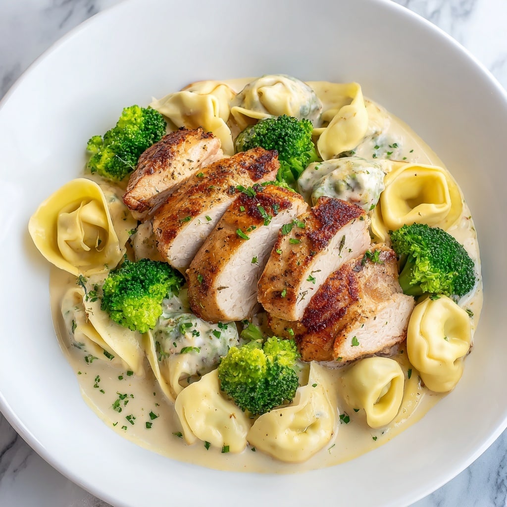 Garlic Parmesan Chicken Tortellini Recipe - Recipe Image
