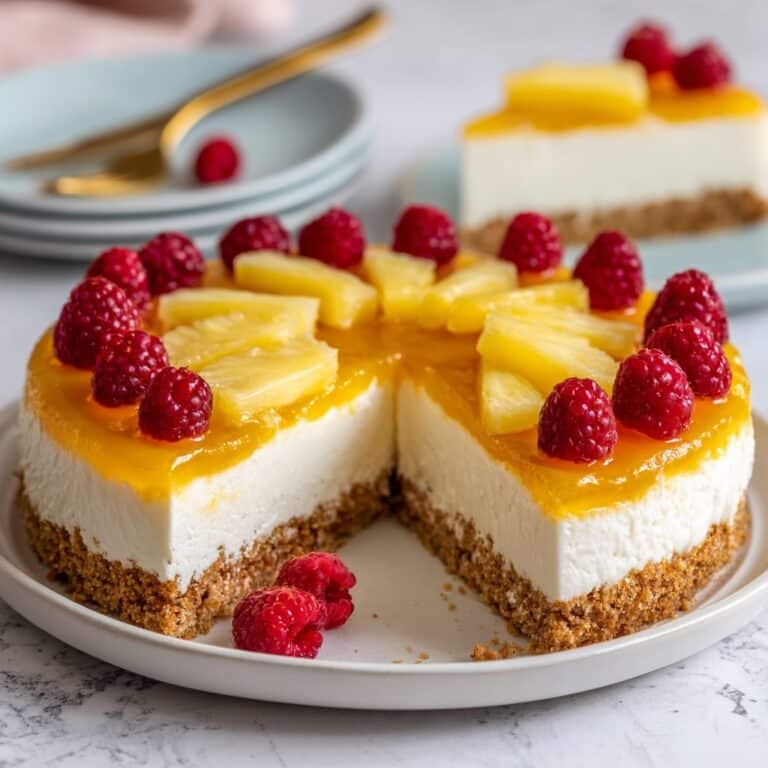Pineapple Upside-Down Cheesecake Cake Recipe
