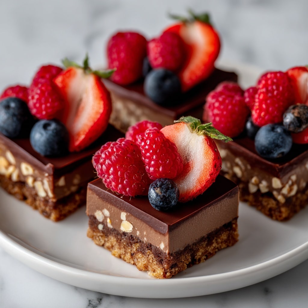 Chocolate Berry Bars Recipe - Recipe Image