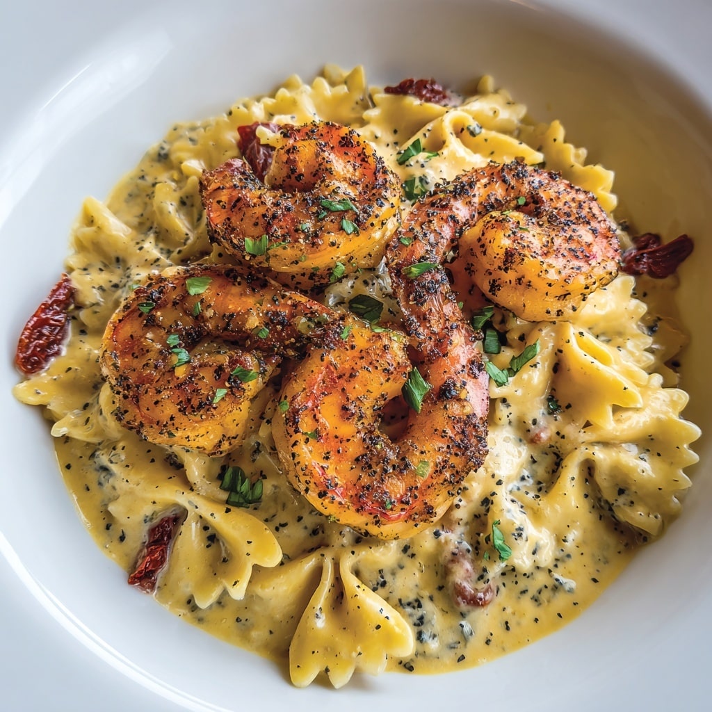 Creamy Garlic Shrimp Pasta Recipe - Recipe Image