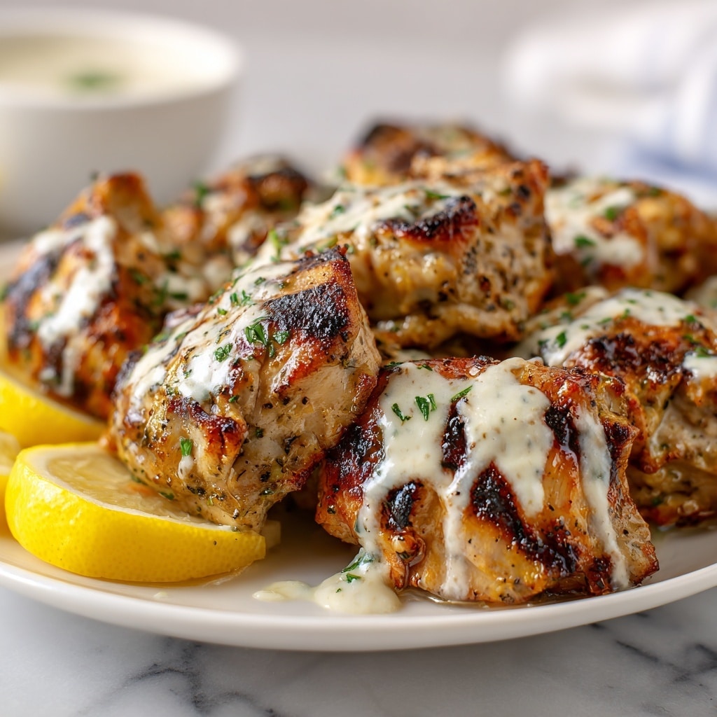 Lebanese Lemon Garlic Chicken Recipe - Recipe Image