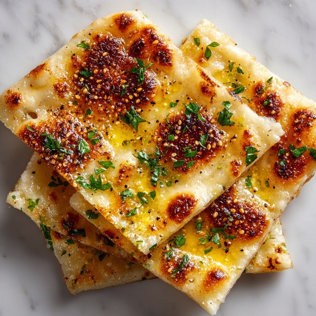 Garlic and Butter Flatbread Recipe - Recipe Image