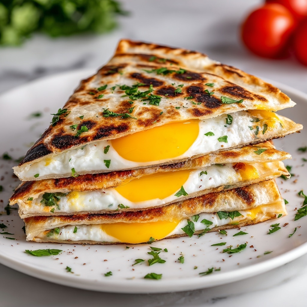 Fried Egg Quesadilla Power Breakfast Recipe - Recipe Image