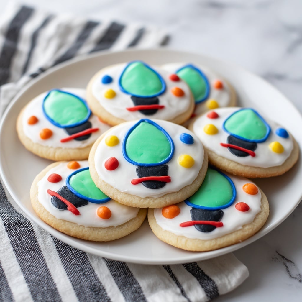 Christmas Lights Royal Icing Sugar Cookies Recipe - Recipe Image