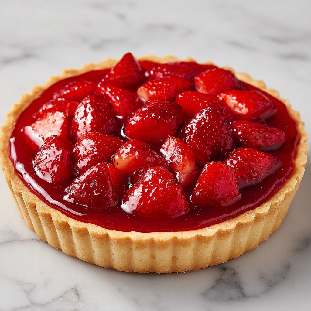 Homemade Fresh Strawberry Pie Recipe - Recipe Image