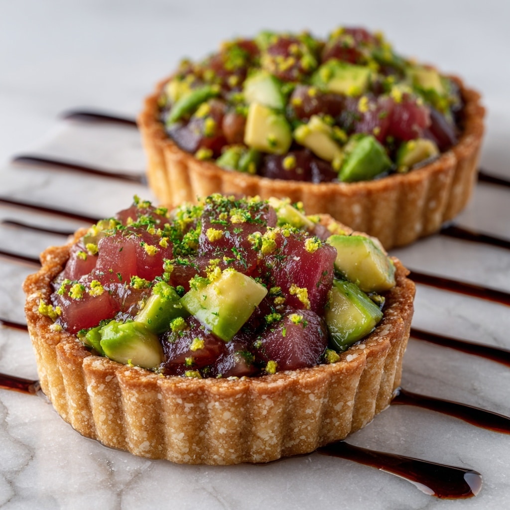 Mini Tuna Tostadas Recipe - Recipe Image