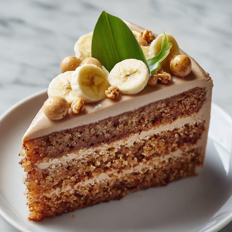 Peanut Butter Banana Cake Recipe