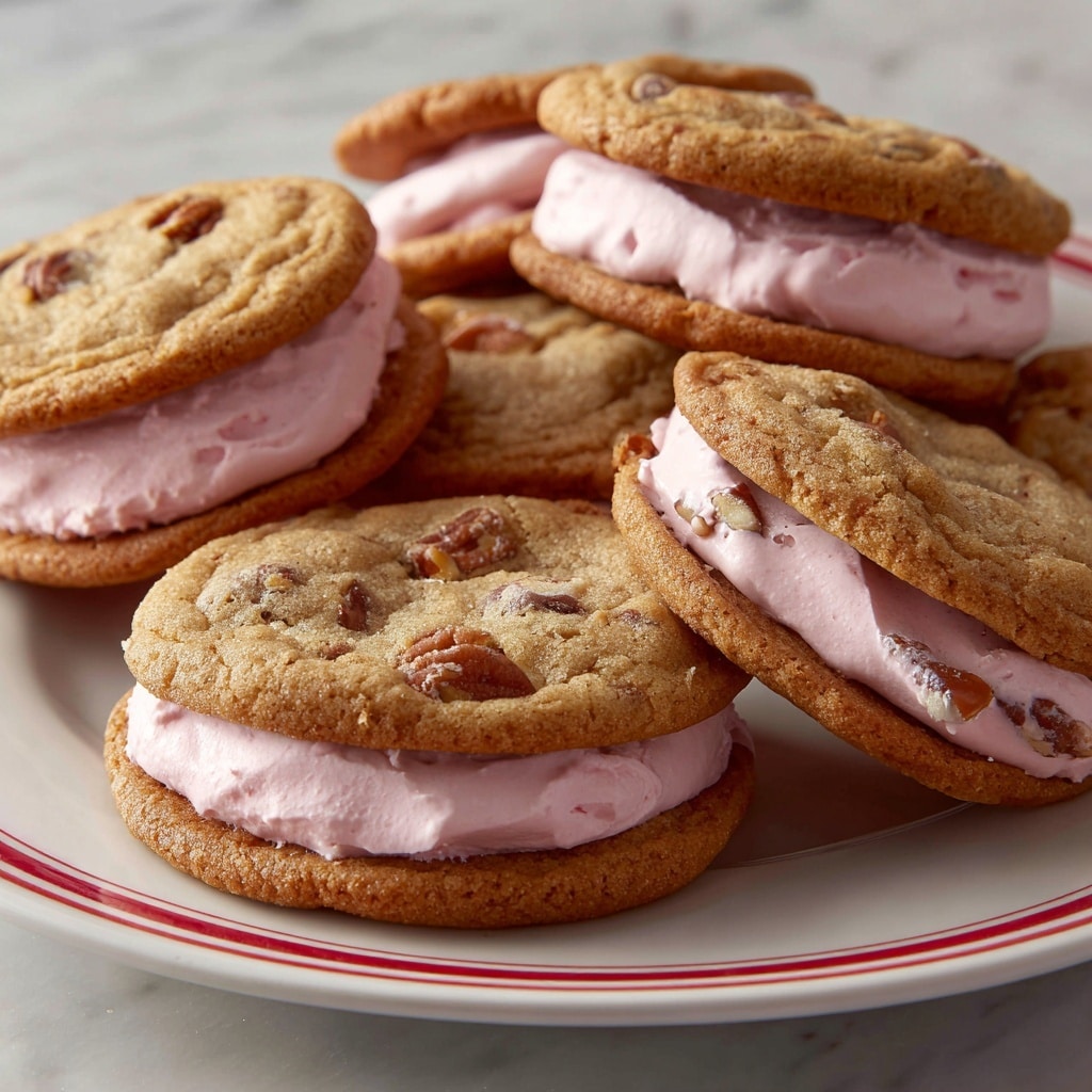 Lemon Strawberry Cheesecake Sandwich Cookies Recipe - Recipe Image