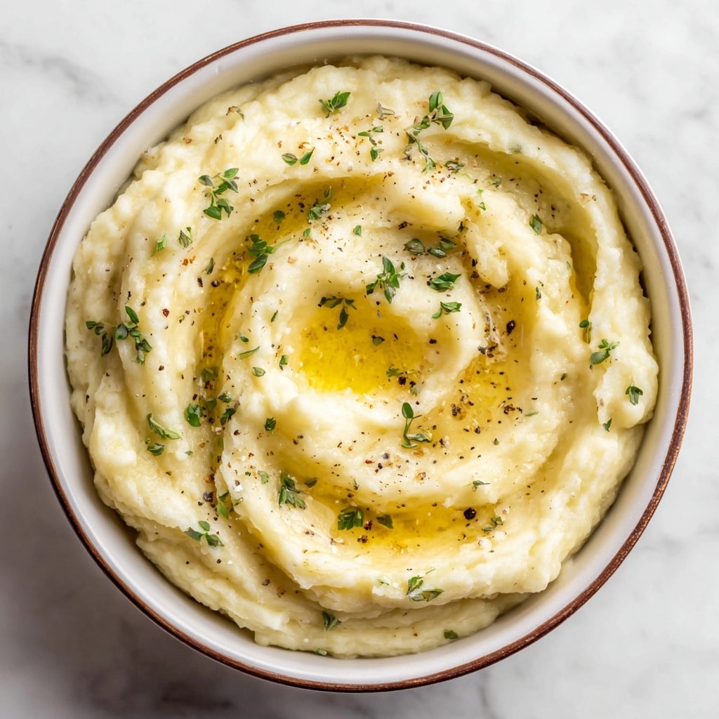 Creamy Basic Mashed Potatoes Recipe - Recipe Image