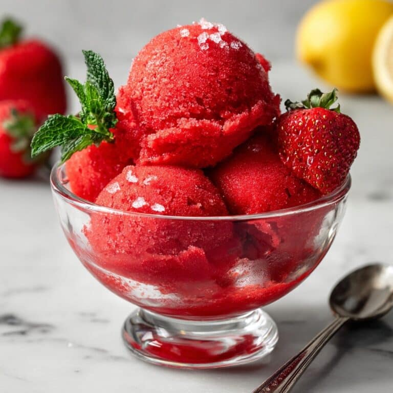 Strawberry Sorbet: The Ultimate Guide to Making It at Home Recipe