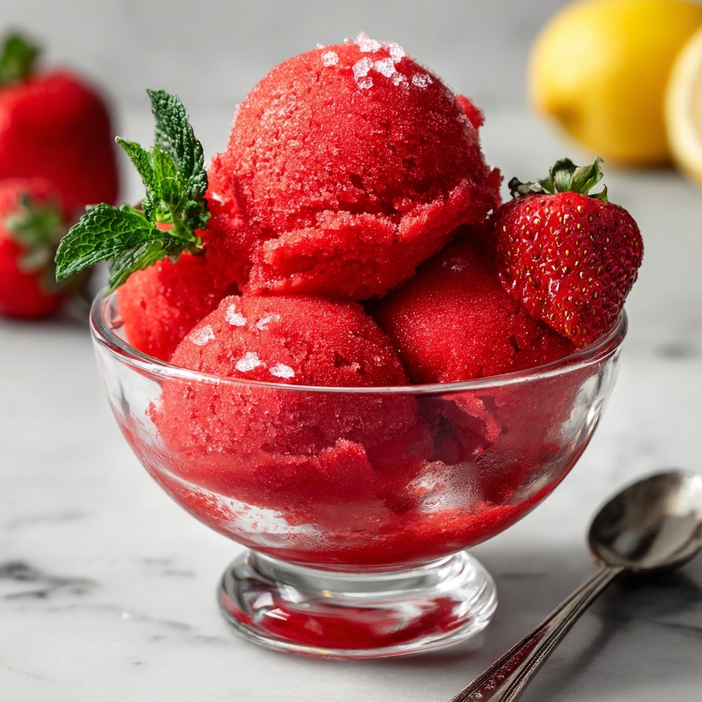 Strawberry Sorbet: The Ultimate Guide to Making It at Home Recipe