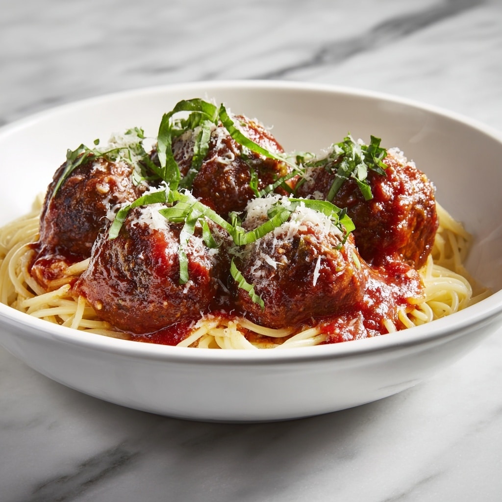 Italian-Style Meatballs in Tomato Sauce Recipe - Recipe Image