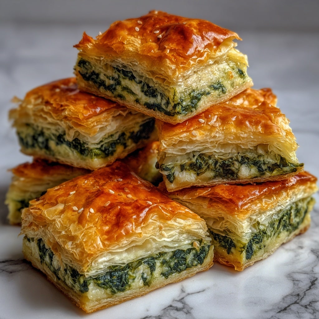 Savory Spinach & Feta Puff Pastry Bites Recipe