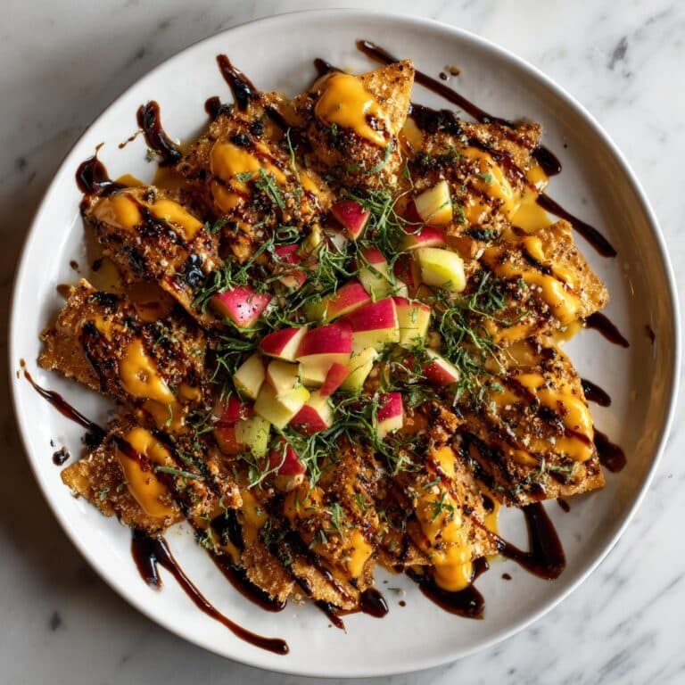 Apple Nachos with Chocolate, Nuts, and Honey Recipe