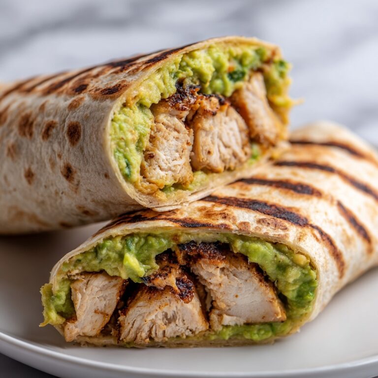 Chicken Avocado Wrap Recipe