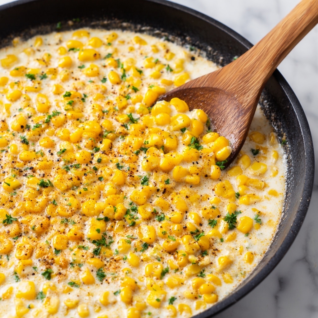 Steakhouse Creamed Corn Recipe - Recipe Image