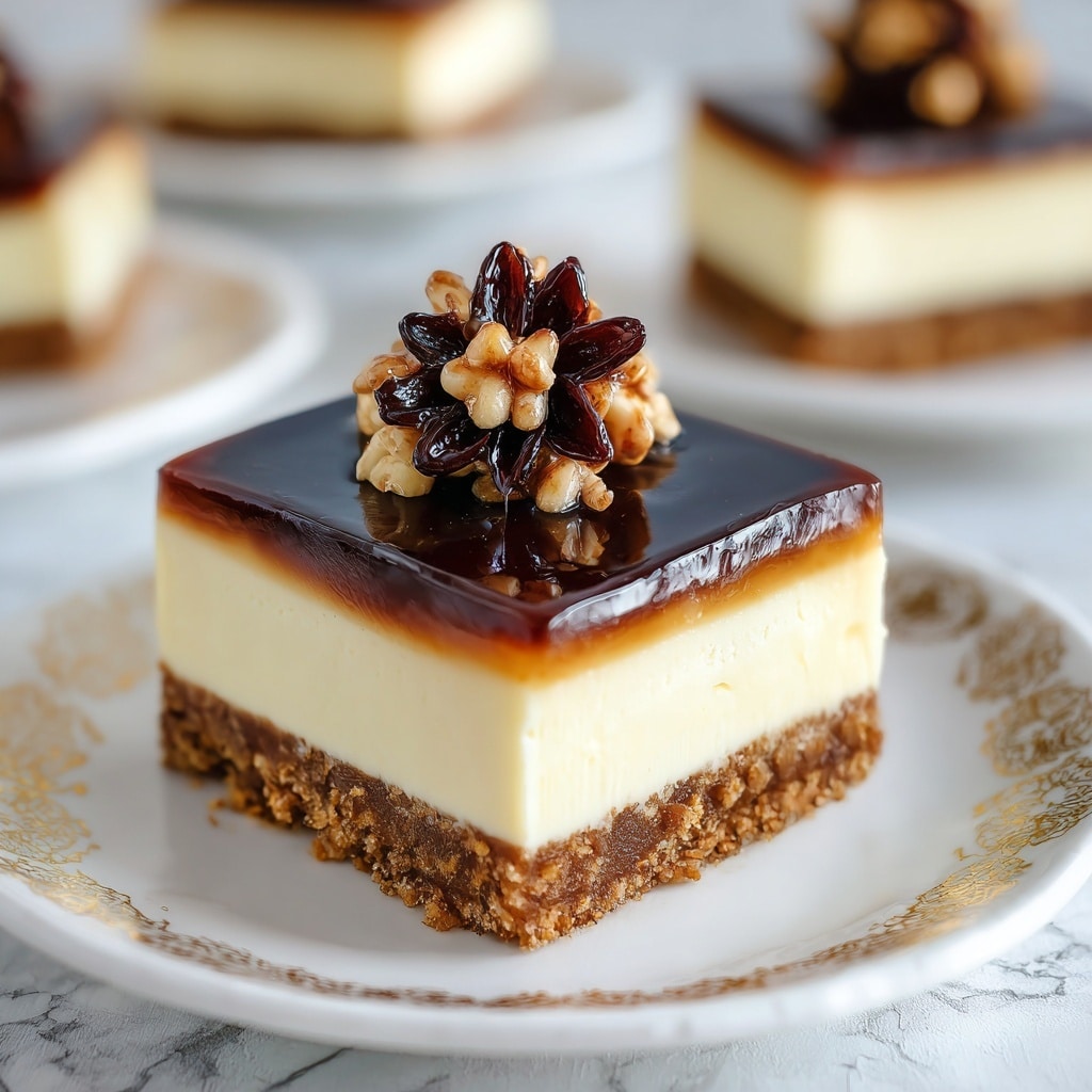 Dulce de Leche Cheesecake Bars Recipe - Recipe Image