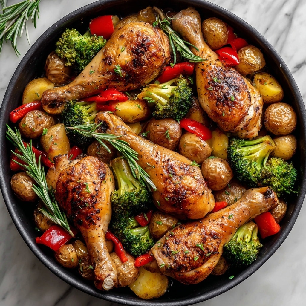 Healthy Chicken and Vegetable Skillet Recipe - Recipe Image