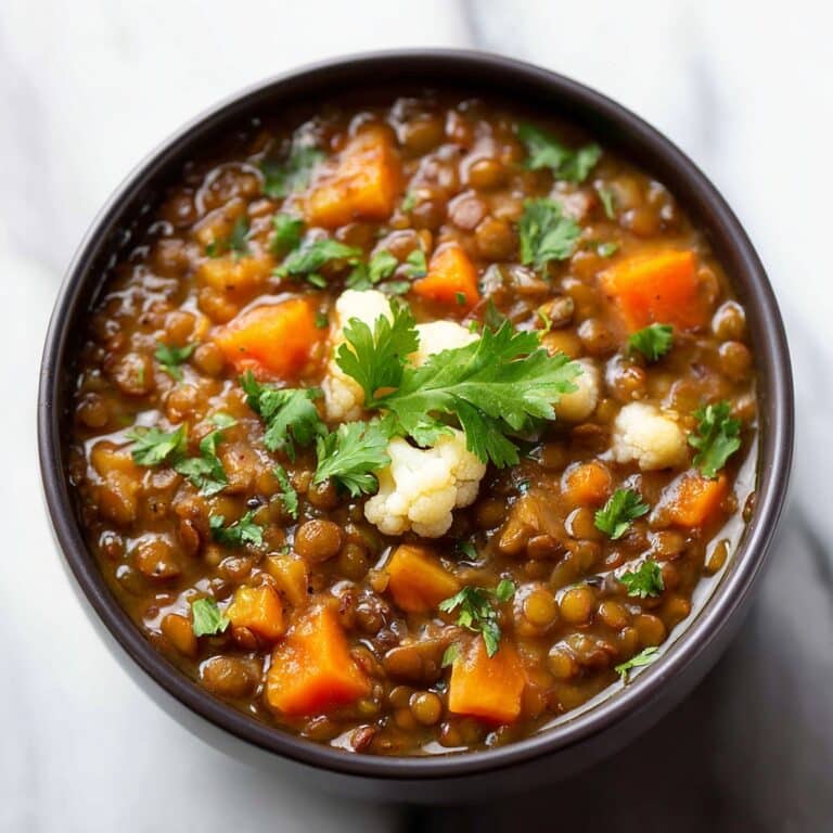 Roasted Cauliflower Lentil Curry Recipe