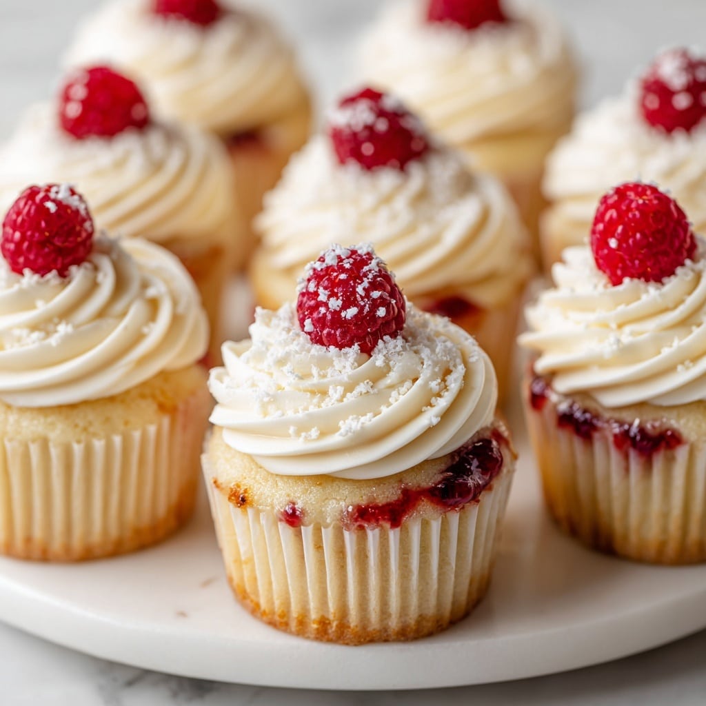 Raspberry Lemon Heaven Cupcakes Recipe - Recipe Image