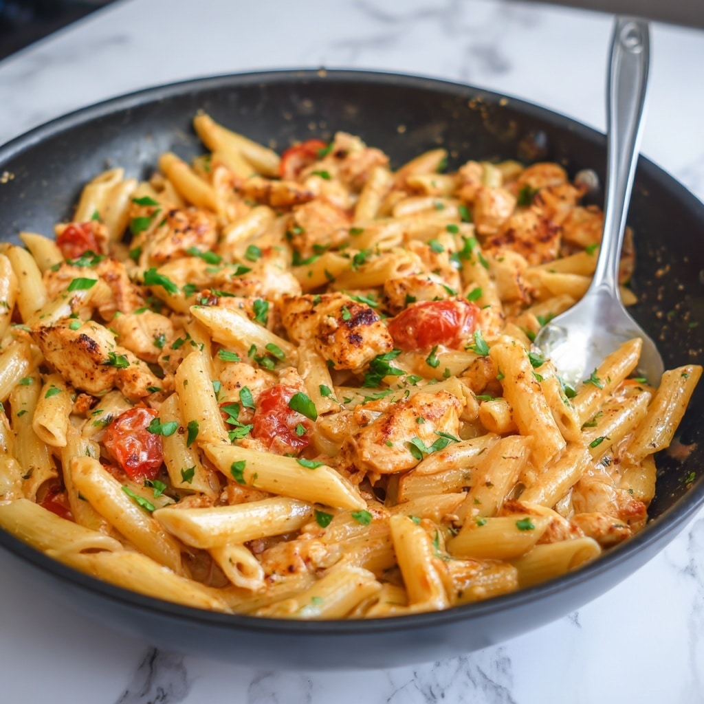 Southwest Chicken Alfredo Recipe - Recipe Image