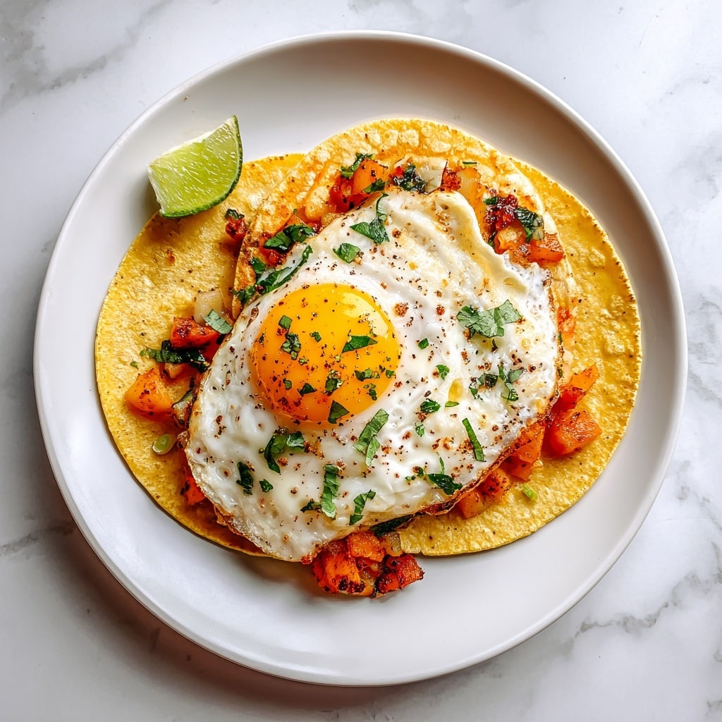 Crispy Potato, Egg & Cheese Taco Recipe - Recipe Image