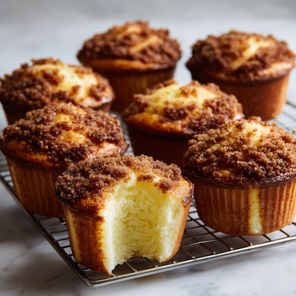 Coffee Cake Greek Yogurt Muffins Recipe - Recipe Image