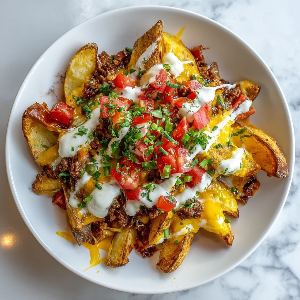 Cheesy Taco Potatoes Recipe - Recipe Image