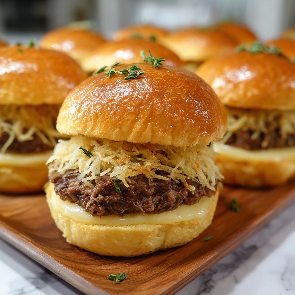 Italian Sausage Slider Sandwiches Recipe - Recipe Image