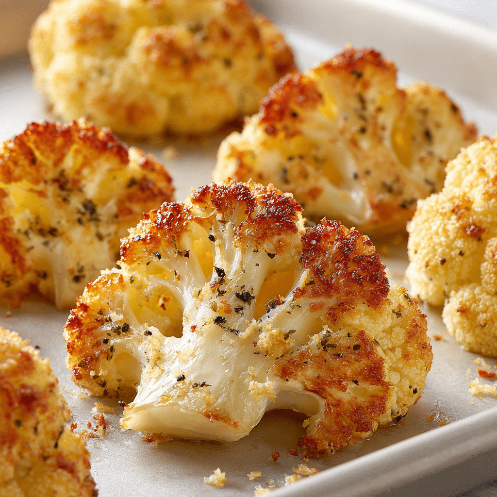 Crispy Parmesan Roasted Cauliflower Recipe
