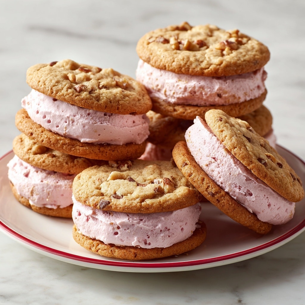 Lemon Strawberry Cheesecake Sandwich Cookies Recipe - Recipe Image