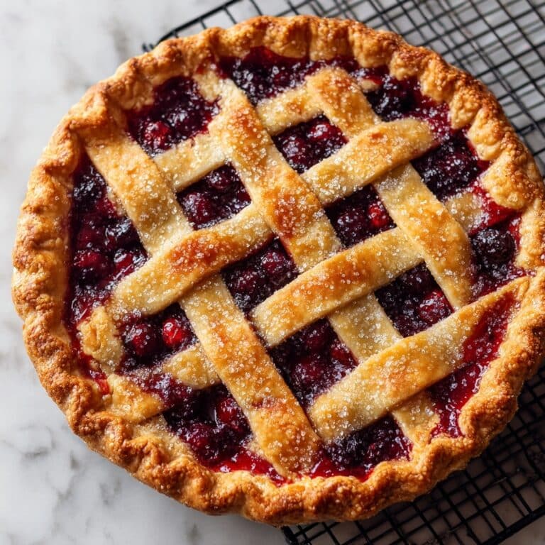 Baked Fresh Cherry Pie Recipe
