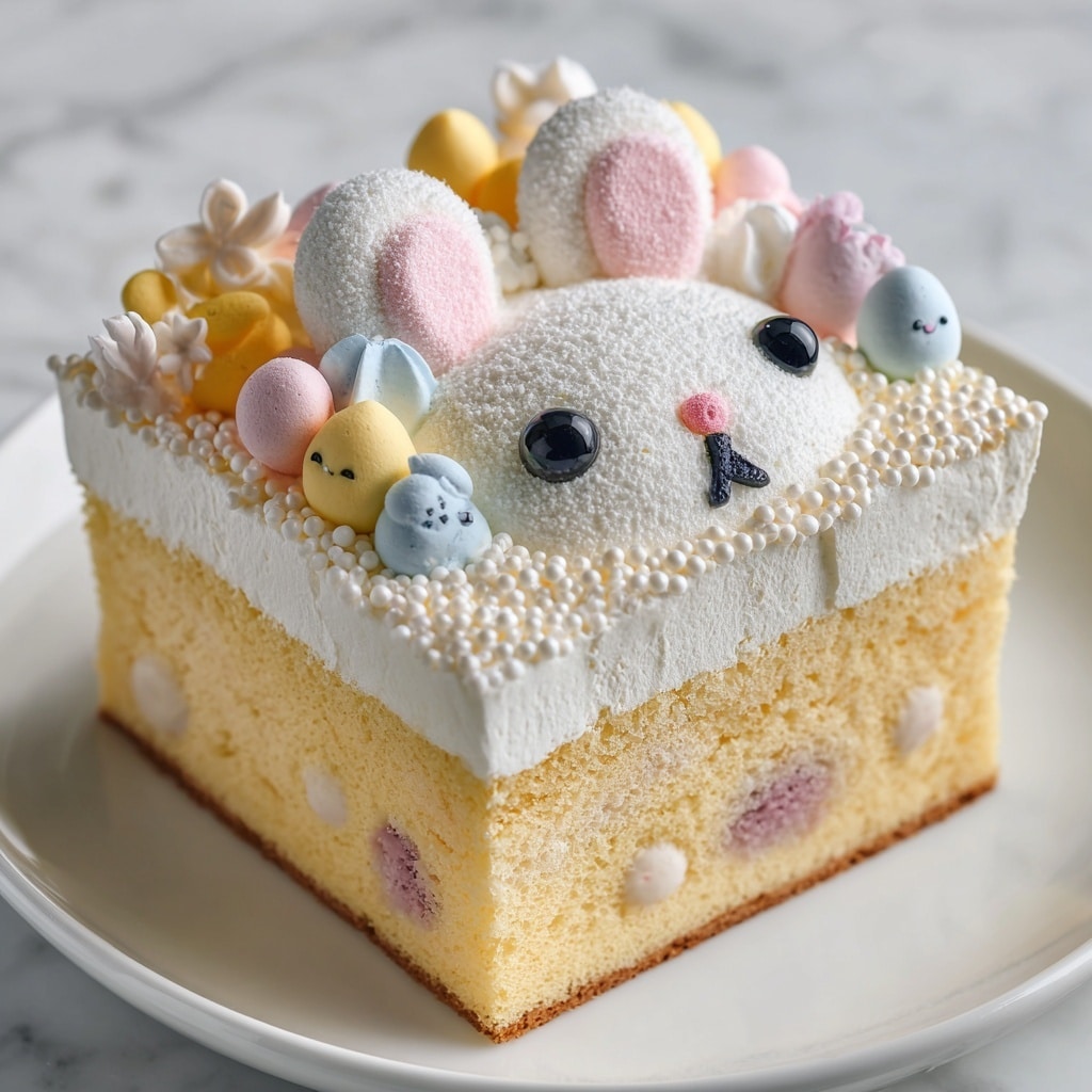 Easter Bunny Poke Cake Recipe - Recipe Image